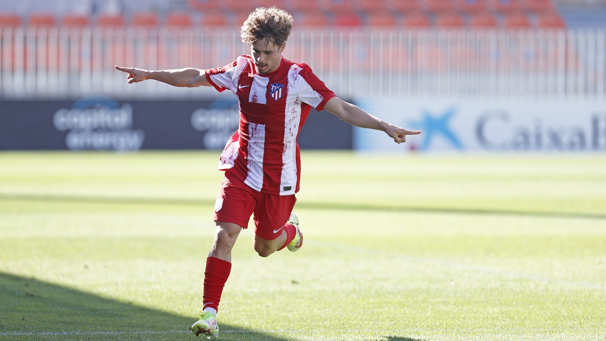 Mario Soriano celebración gol Atleti