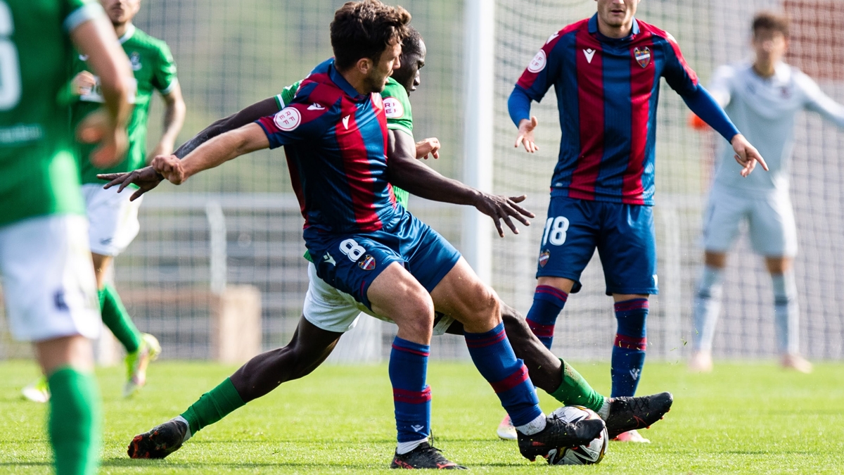 Jugadores CD Toledo y Atlético Levante