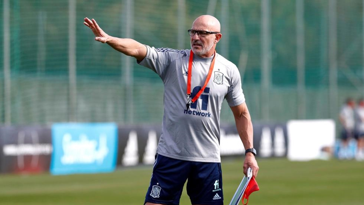 Luis de la Fuente entrenamiento