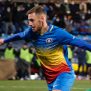Molina celebra su gol con el FC Andorra