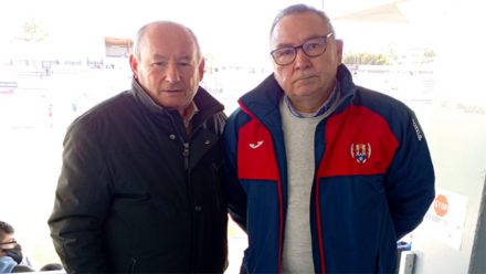 Enrique Saura junto a Abel Marco