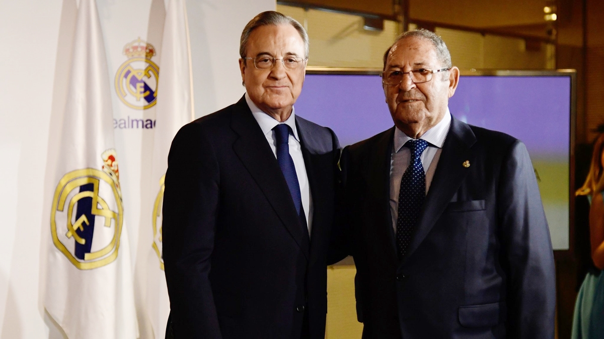 Florentino Pérez y Paco Gento