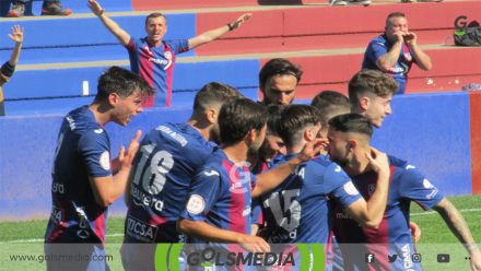 celebración gol ud alzira