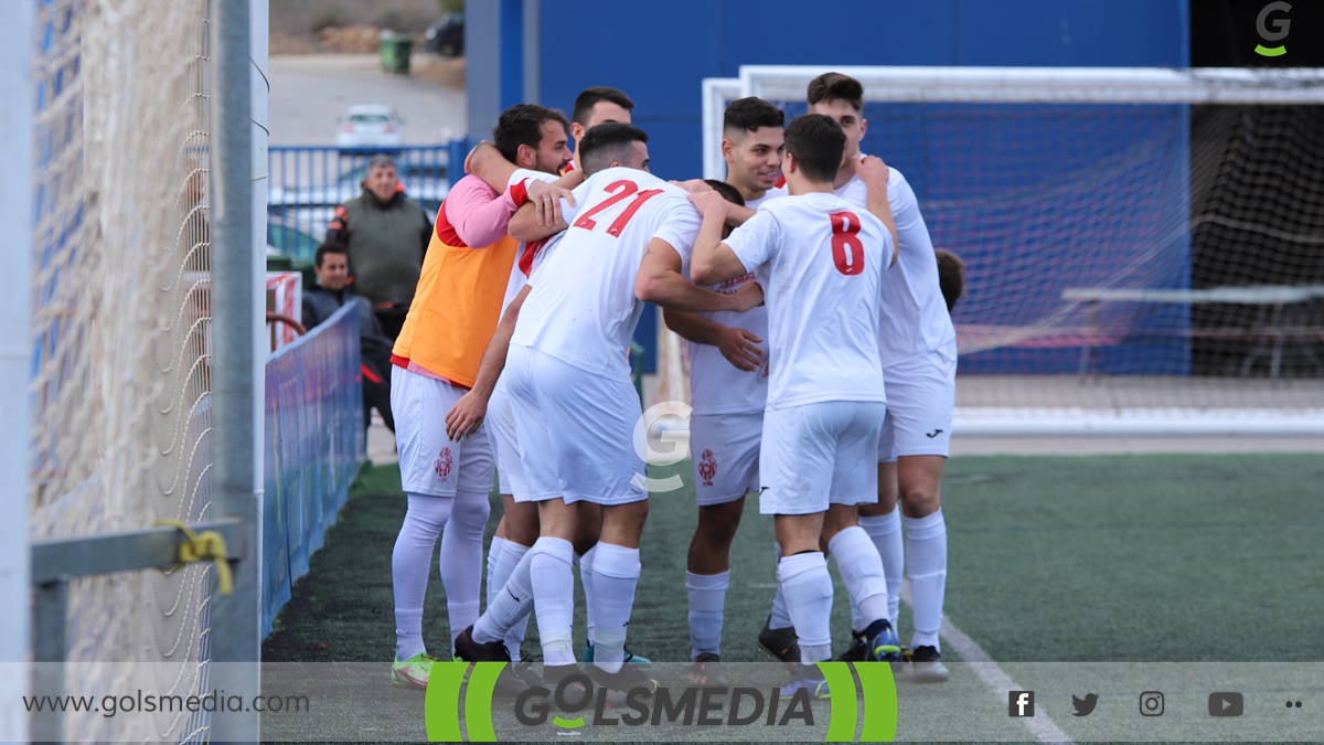 celebración gol de la SD Sueca