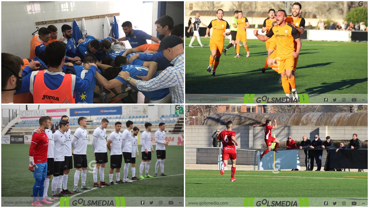 CD Burriana, UD Carcaixent, Ontinyent 1931 y UD Aldaia.