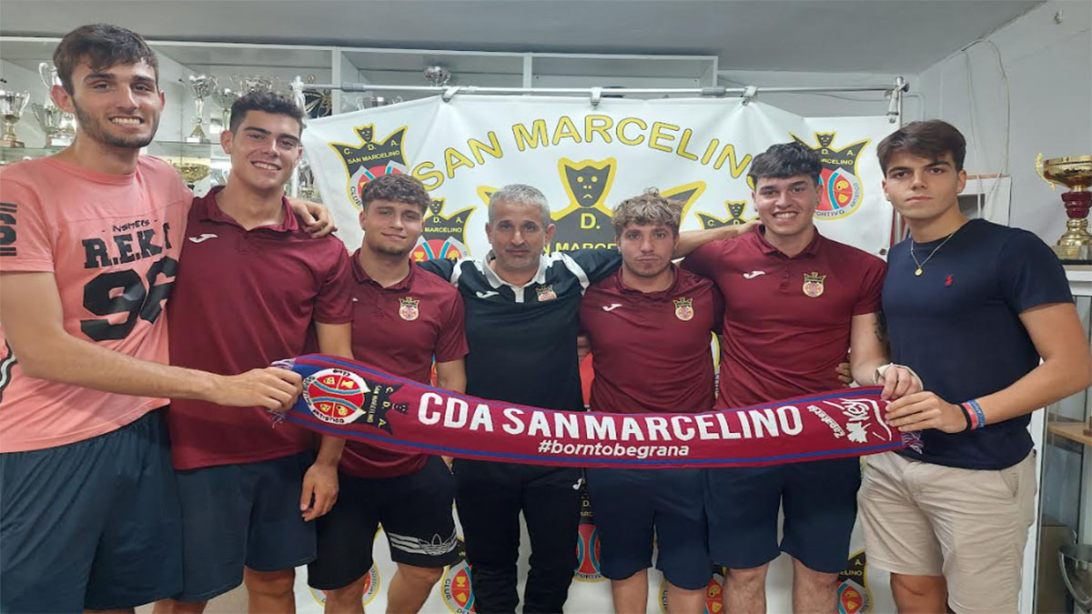 6 juveniles CDA San Marcelino
