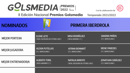 nominadas Primera Iberdrola