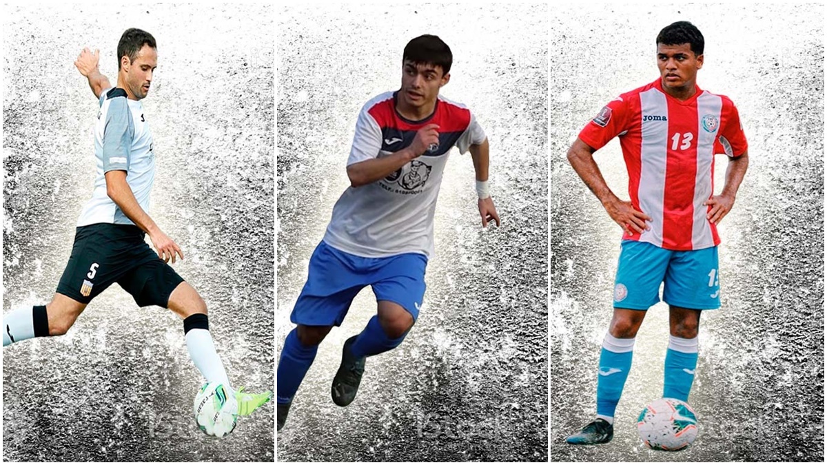 Santi Arrachea, Aarón Viera y Gerald Jadiel.