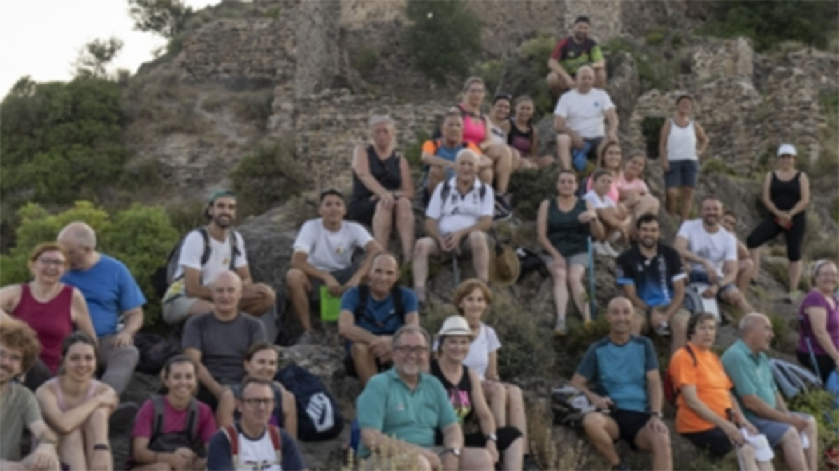 Ruta en el municipi de Suera, en la qual va participar el president de la Diputació de Castelló, José Martí.