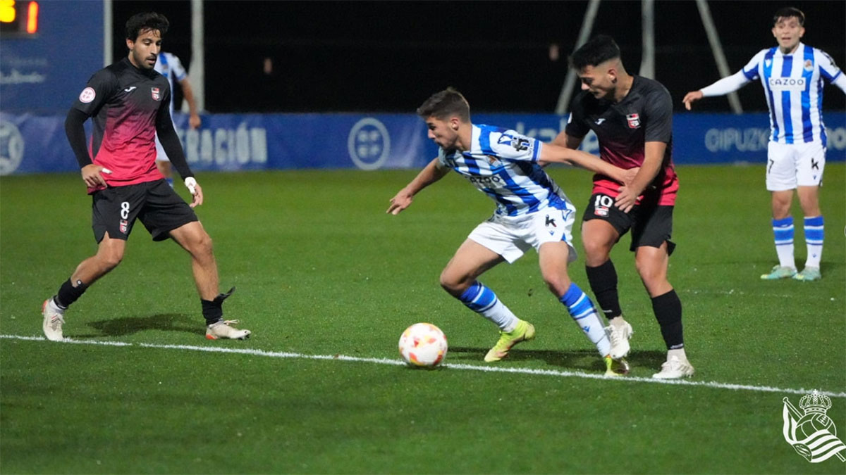 Real Sociedad B vs CF La Nucia. Foto: Real Sociedad.