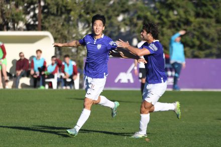 Park celebra un gol