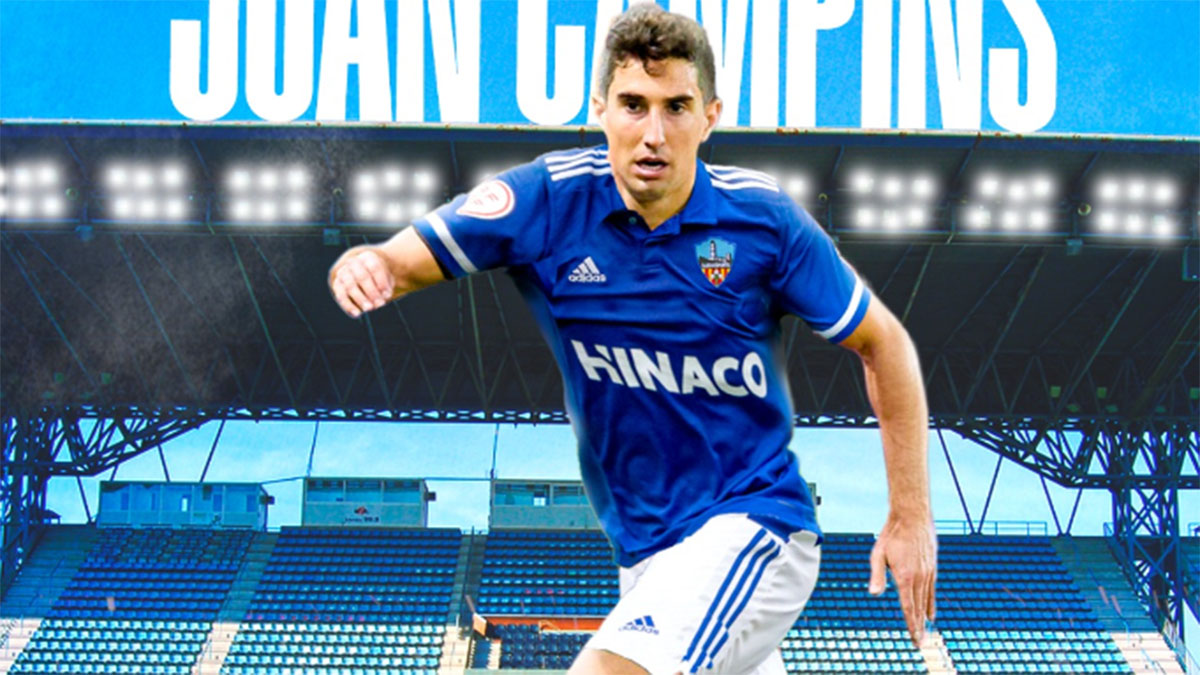 Joan Campins, nuevo jugador del Lleida Esportiu.