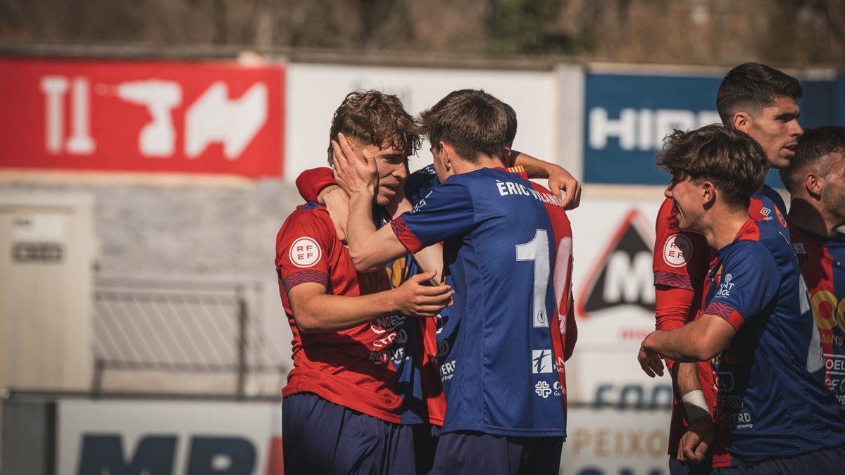 Olot post victoria contra Peña Deportiva