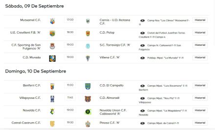 PRIMERA FFCV