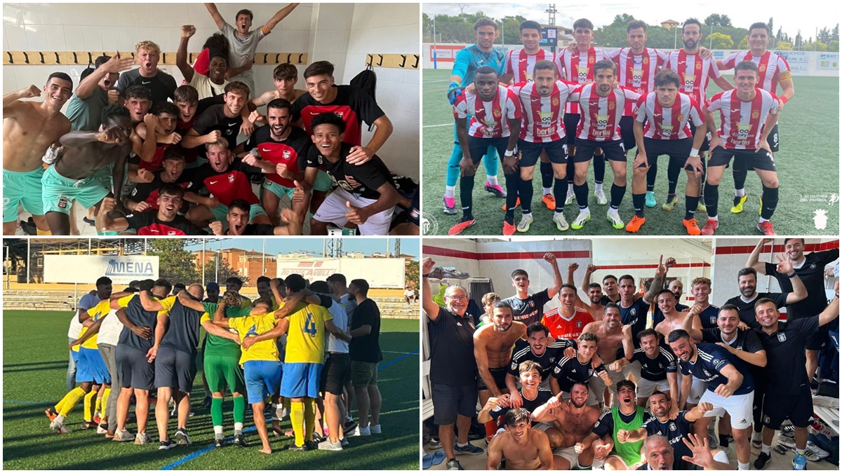 CF La Nucía, L´Ollería CF, CD Dénia y CF Benidorm.