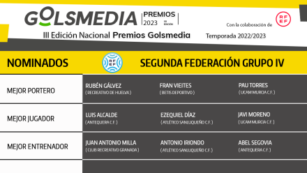 Nominados Premios Golsmedia Segunda Federación Grupo 4