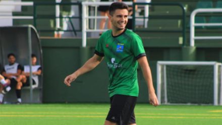 Álvaro López, jugador de la UD Calpe. Foto: UD Calpe.