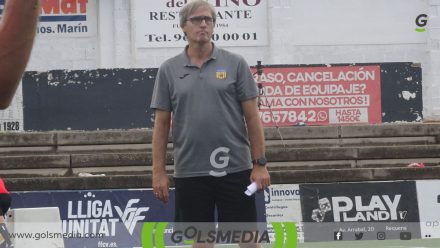 Luis Navarro, entrenador del CD Buñol. Foto: CD Buñol.