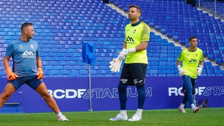 René Román en su etapa en el Atlético Baleares.