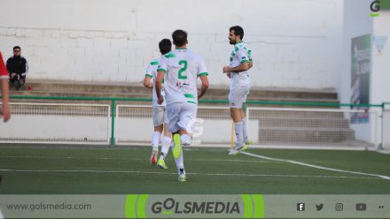 celebración gol alberic