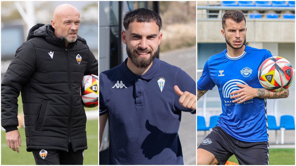 Foto: CD Castellón, CD Alcoyano y CF Intercity.