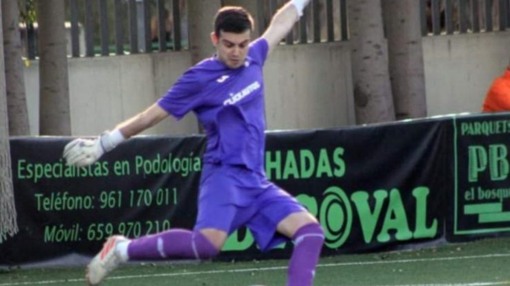 Javi Cantera, portero de la UD Quart de Poblet.