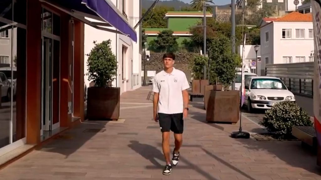 Guille Roque, jugador del Atlético Paso.