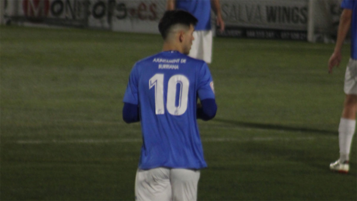 Juan López, jugador del CD Burriana. Foto. CD Burriana. 