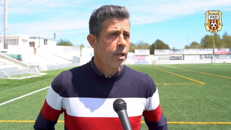 Alberto Gallego, hablando tras su renovación con la Peña Deportiva