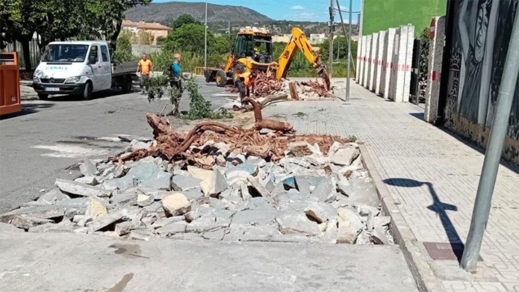 Millores en el Poliesportiu de Canals.