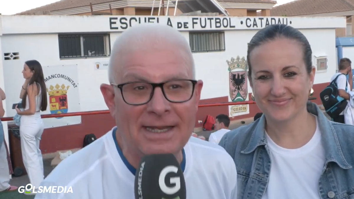 José Vidal y Carolina Almiñana, Presidente y Alcaldesa.