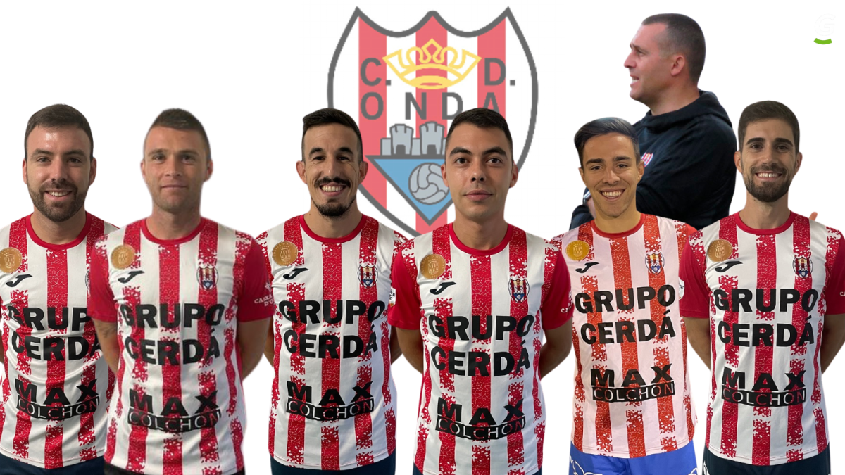 Los numerosos jugadores renovados del CD Onda para la temporada 2024-25. Foto: CD Onda.