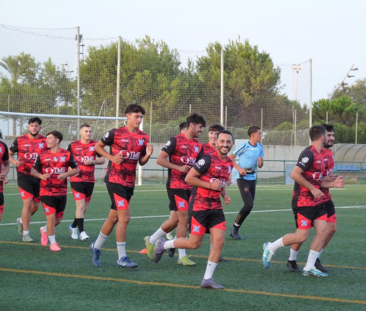 Inicio de la pretemporada del CF San Pedro. 