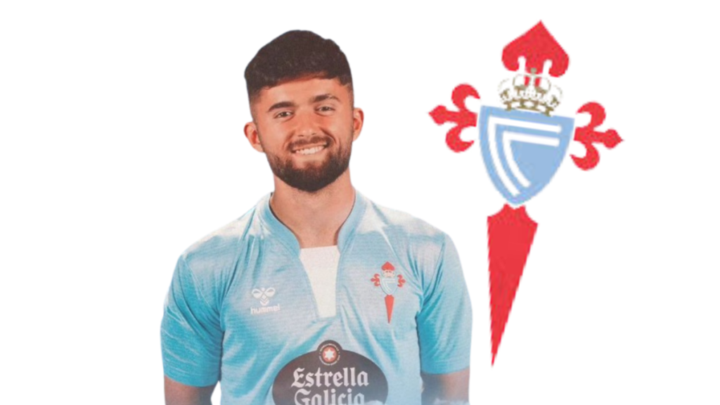 Jordi Escobar, nuevo delantero del Celta Fortuna. Foto: RC Celta.