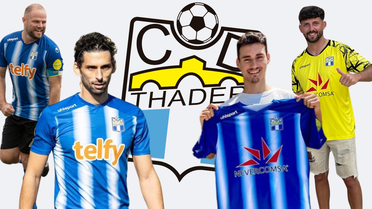 Fichajes y renovados en el CD Thader. Foto: CD Thader.