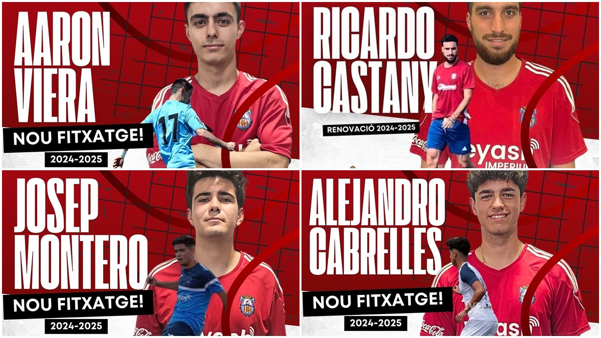 Fichajes y renovados del Algemesí CF. Foto: Algemesí CF. 