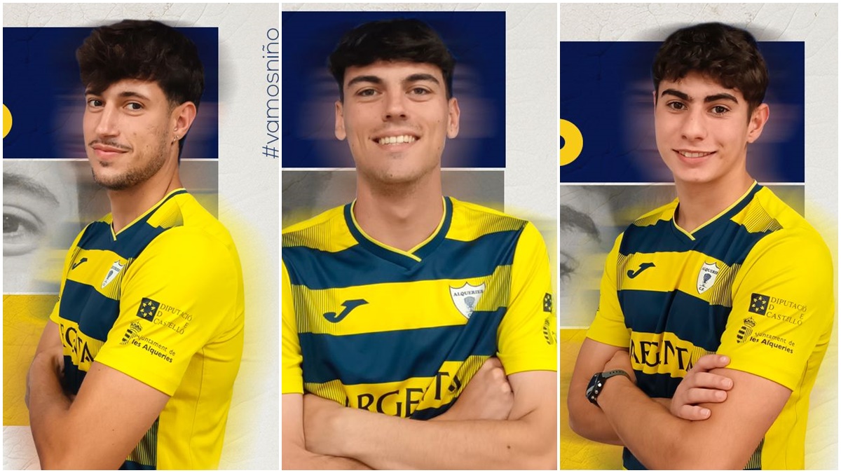 Fichajes en el Alqueríes CF. Fotos: Alqueríes CF.