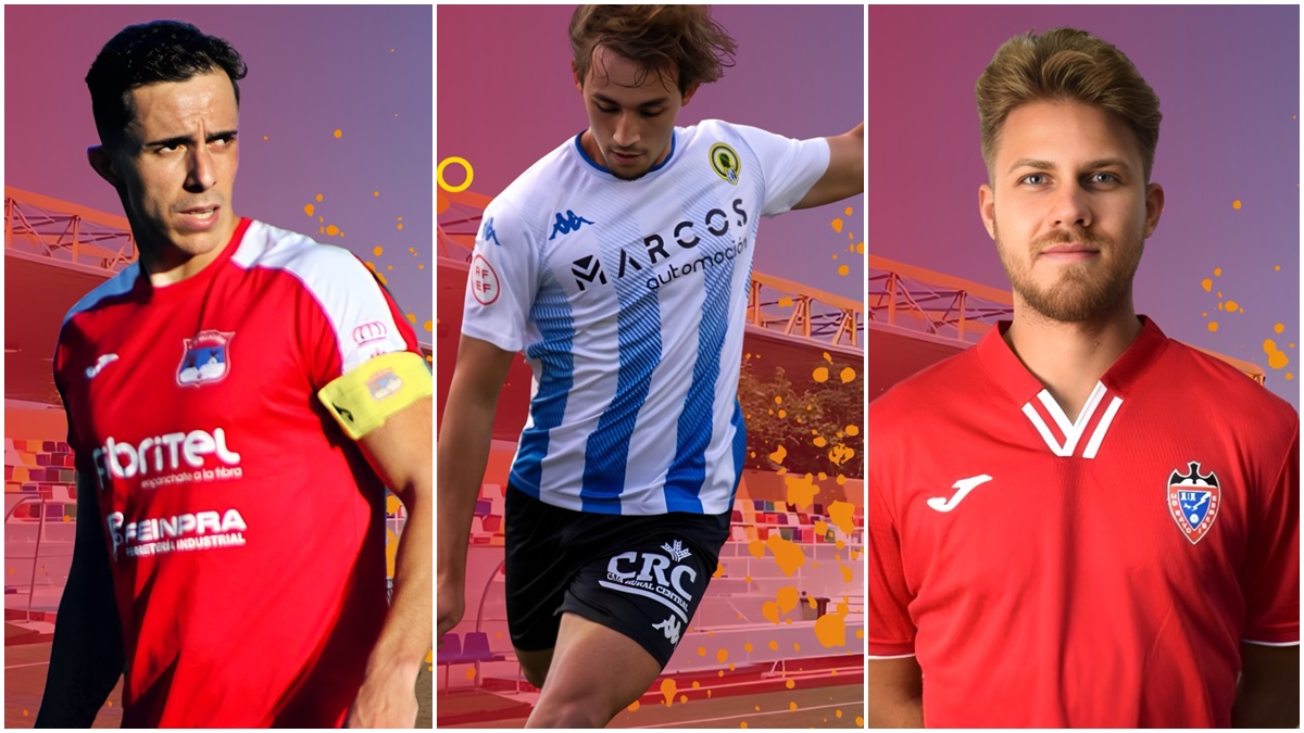 Fichajes de: Martín Lillo (Eldense B), Dante (Rayo Ibense) y Francesc Chulià (L´Ollería CF, Villarrubia). Fotos: clubes.