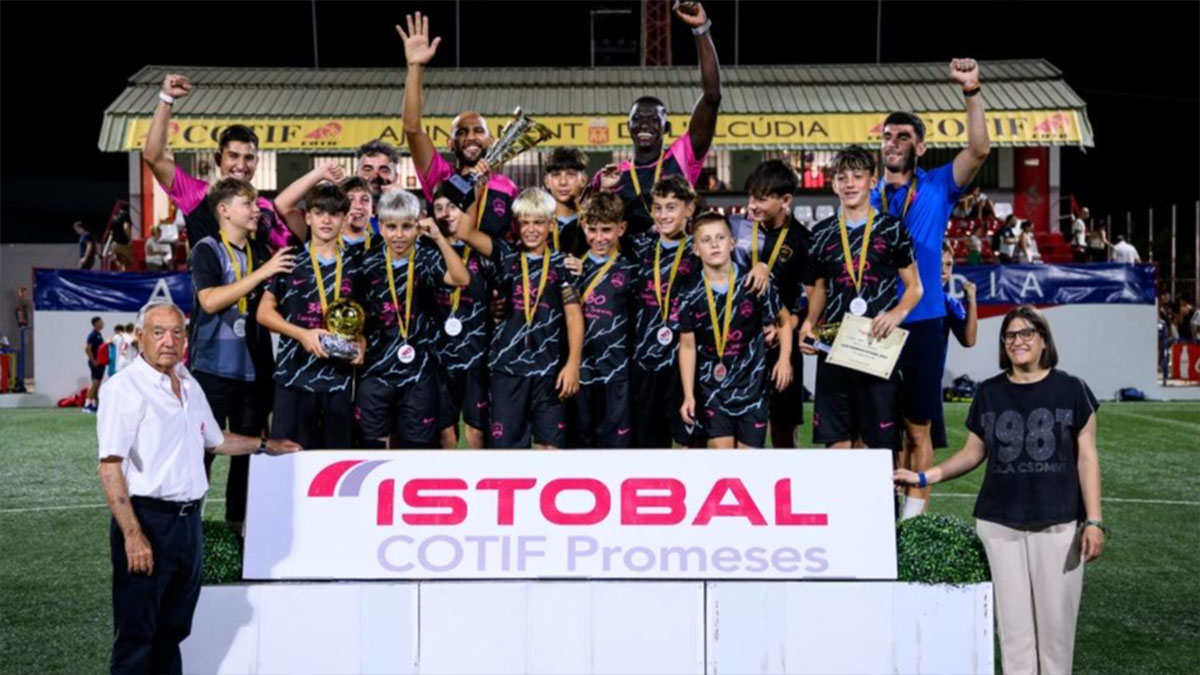 El Alevín SubCampeón del torneo. Foto: COTIF. 