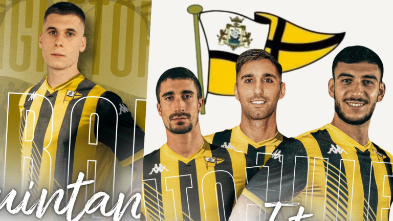 Ibai Quintana y más fichajes del Portugalete. Foto: Club Portuagalete.