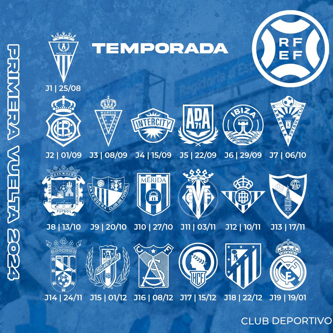 Calendario de partidos del CD Alcoyano la primera vuelta. Foto: CD Alcoyano.