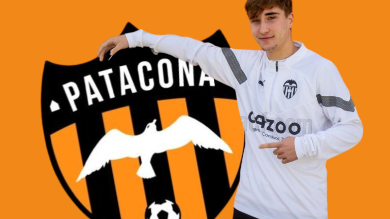 Marc Palomero llega cedido por el Valencia CF al Patacona CF. Foto jugador: Valencia CF.