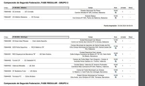 Segunda Federación Jornada 1