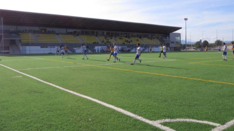 Campo de la Ciudad Deportiva de Blanes. Foto: Blanes Turisme.