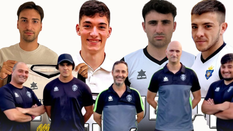 Fichajes, renovados y cuerpo técnico del Mislata CF. Fotos: club.