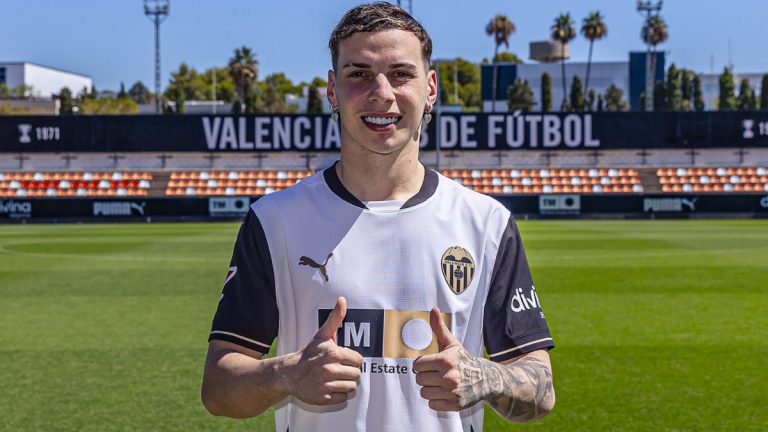 Daniel Paulino, cedido por el Lauletano DC portugués. Foto: Valencia CF.