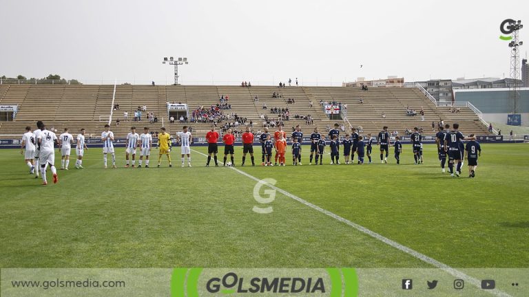 CF Benidorm vs Hércules CF B en el Guillermo Amor la temporada 2023-24.