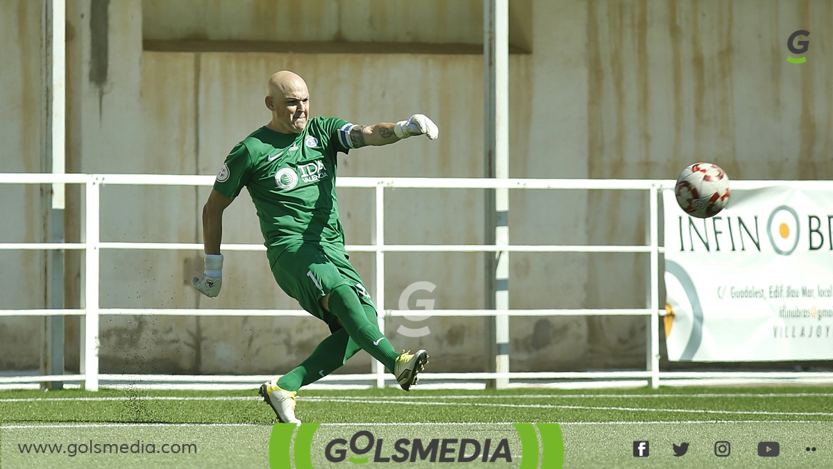 David Martínez, portero de la UD Vall de Uxó. 