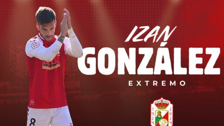 Izan González, jugador del RSD Alcalá. Foto: club.