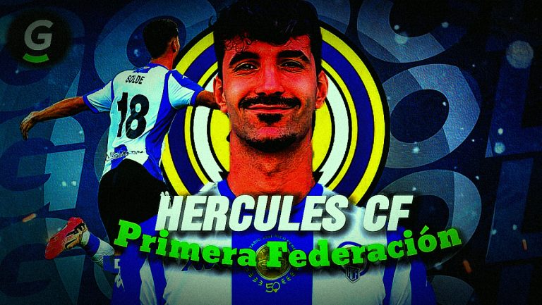 Oriol Soldevila ha empezado marcando tres goles en tres partidos en Primera Federación con el Hércules CF.